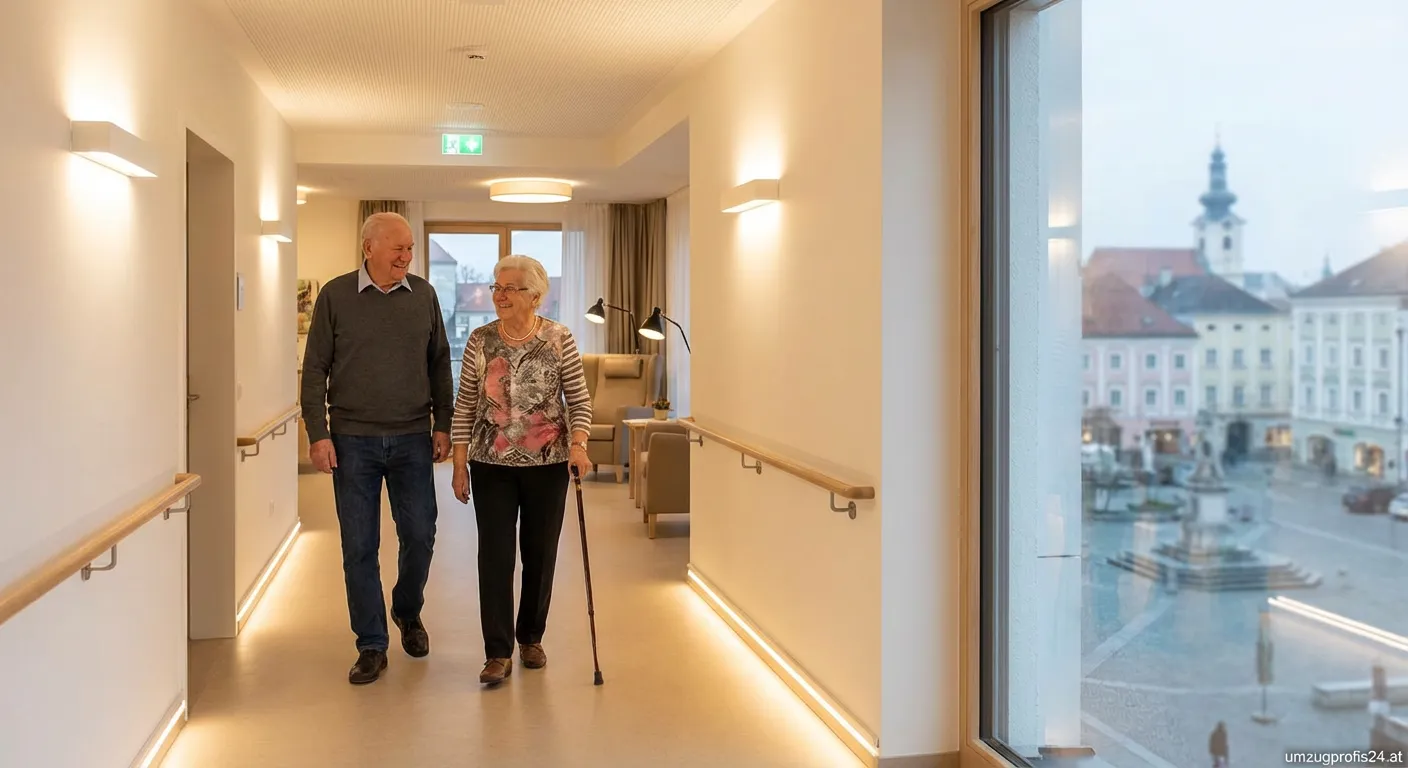 Helle und gut beleuchtete Wohnräume für Senioren in Wels
