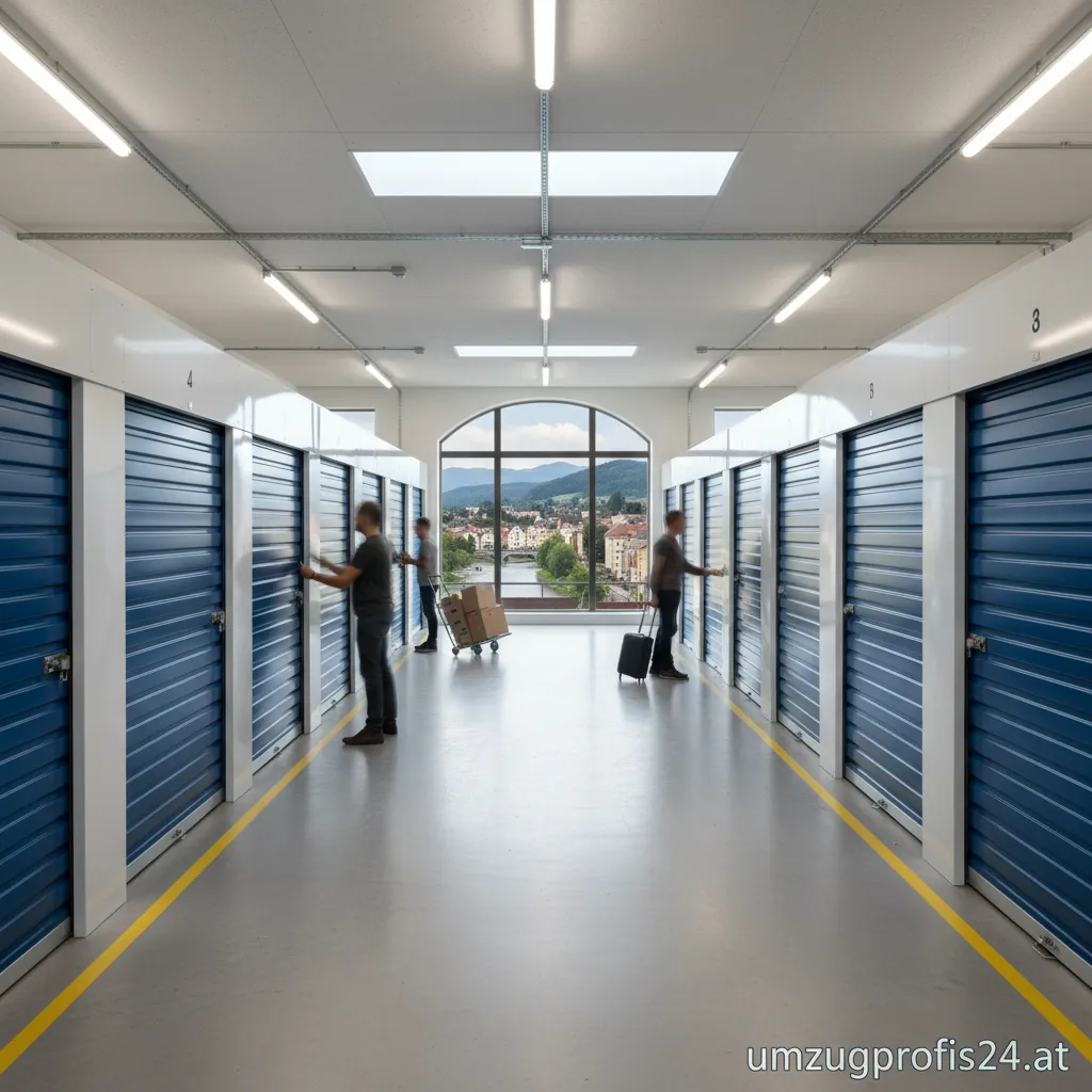 Aufgeräumte und sichere Selfstorage-Einheiten in Steyr