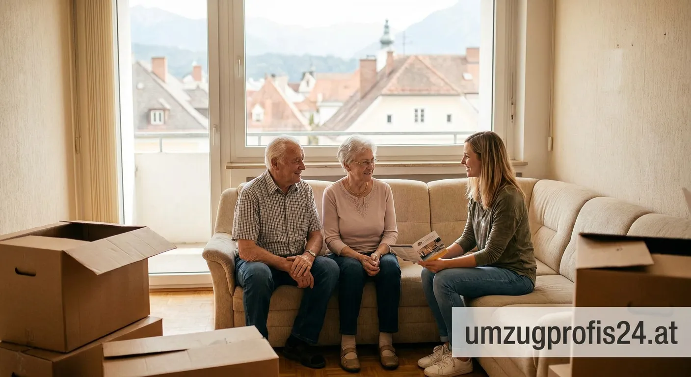Seniorenumzug in Villach mit professioneller Begleitung