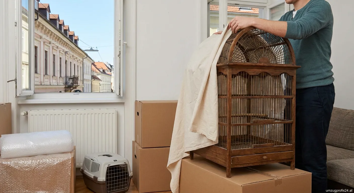 Vogelkäfig sicher umziehen in Klagenfurt